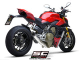 Escape Slip On Sc Project S1 para Ducati Streetfighter V4 2023