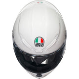 AGV K6 S Solid White Helmet AGV Mexico Estados Unidos original credito envio motocraze