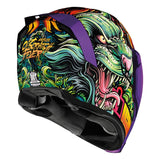 Icon Airflite Cat Scratch Fever Helmet Icon Estados Unidos Mexico original envio Motocraze